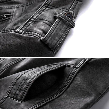 Leon | Klassische Herrenlederjacke