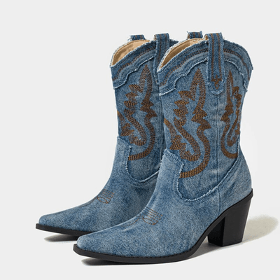 NORTHLINE STUDIO | Denim Stiefeletten
