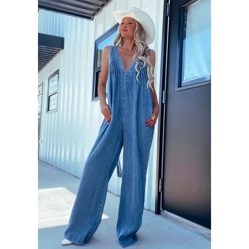 LEONA – Jumpsuit Denim