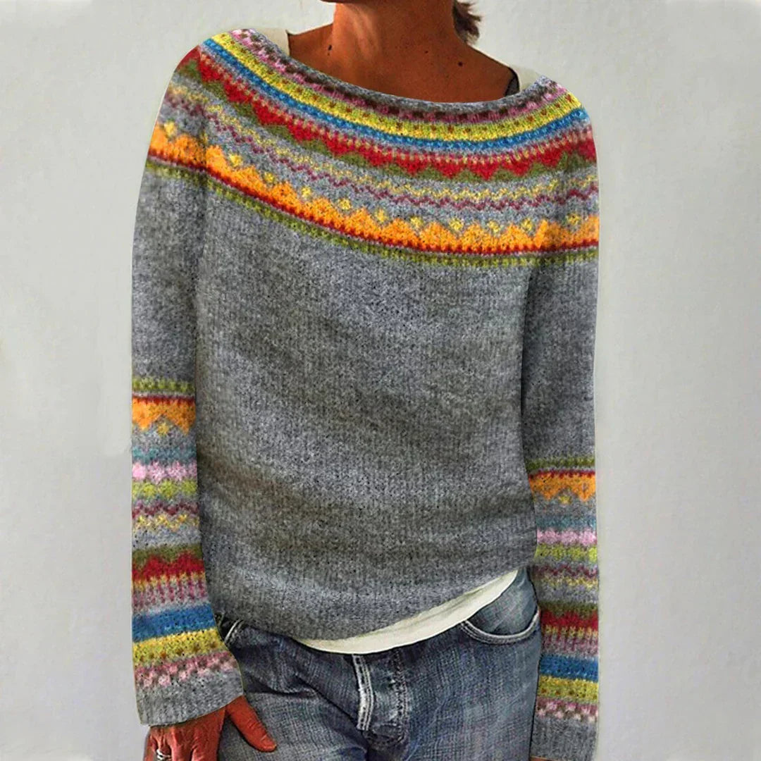 Silvia ♡ Retro-Pullover für den Herbst